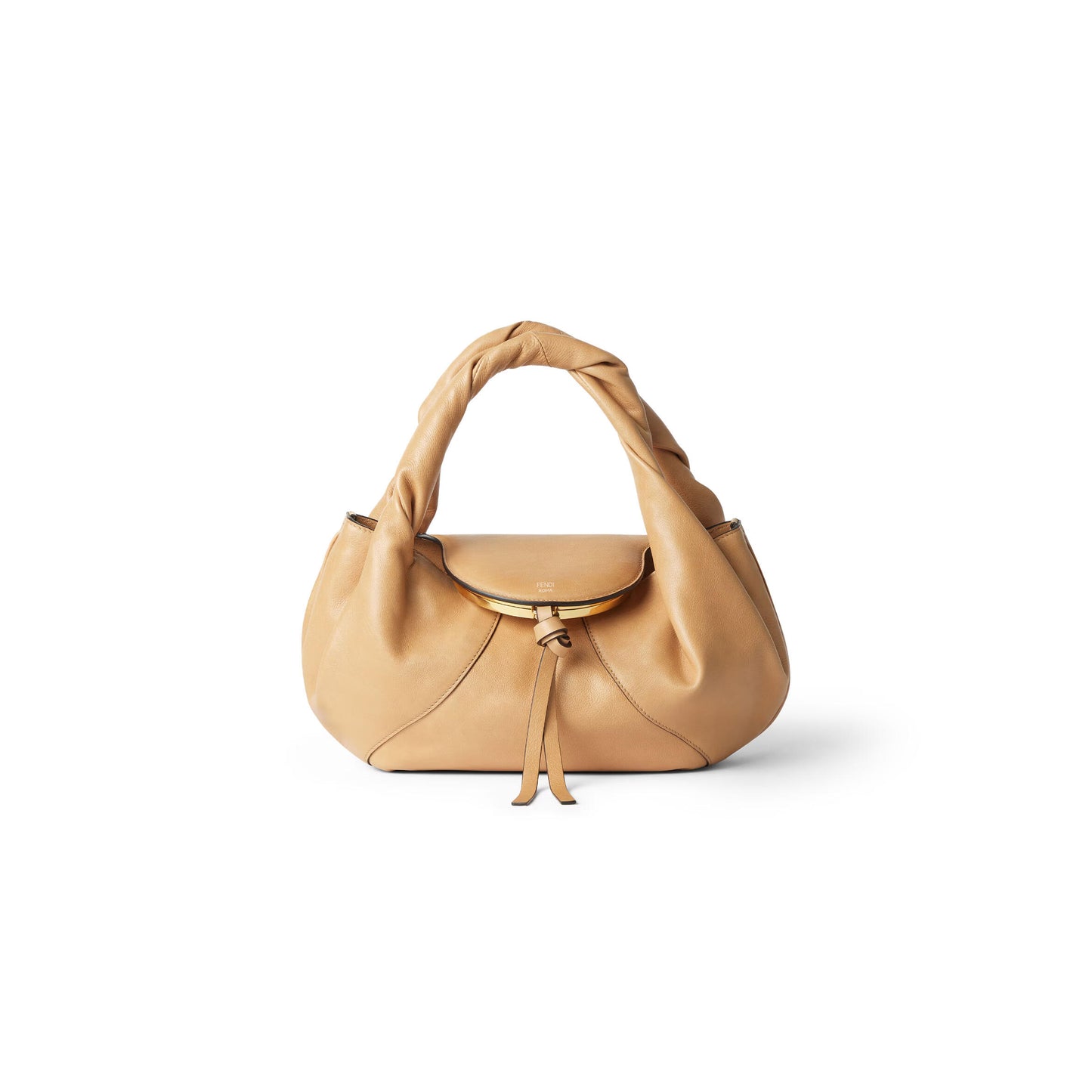 F**di spy small beige leather bag 8br838ayctf1i73 (32*18*12cm)