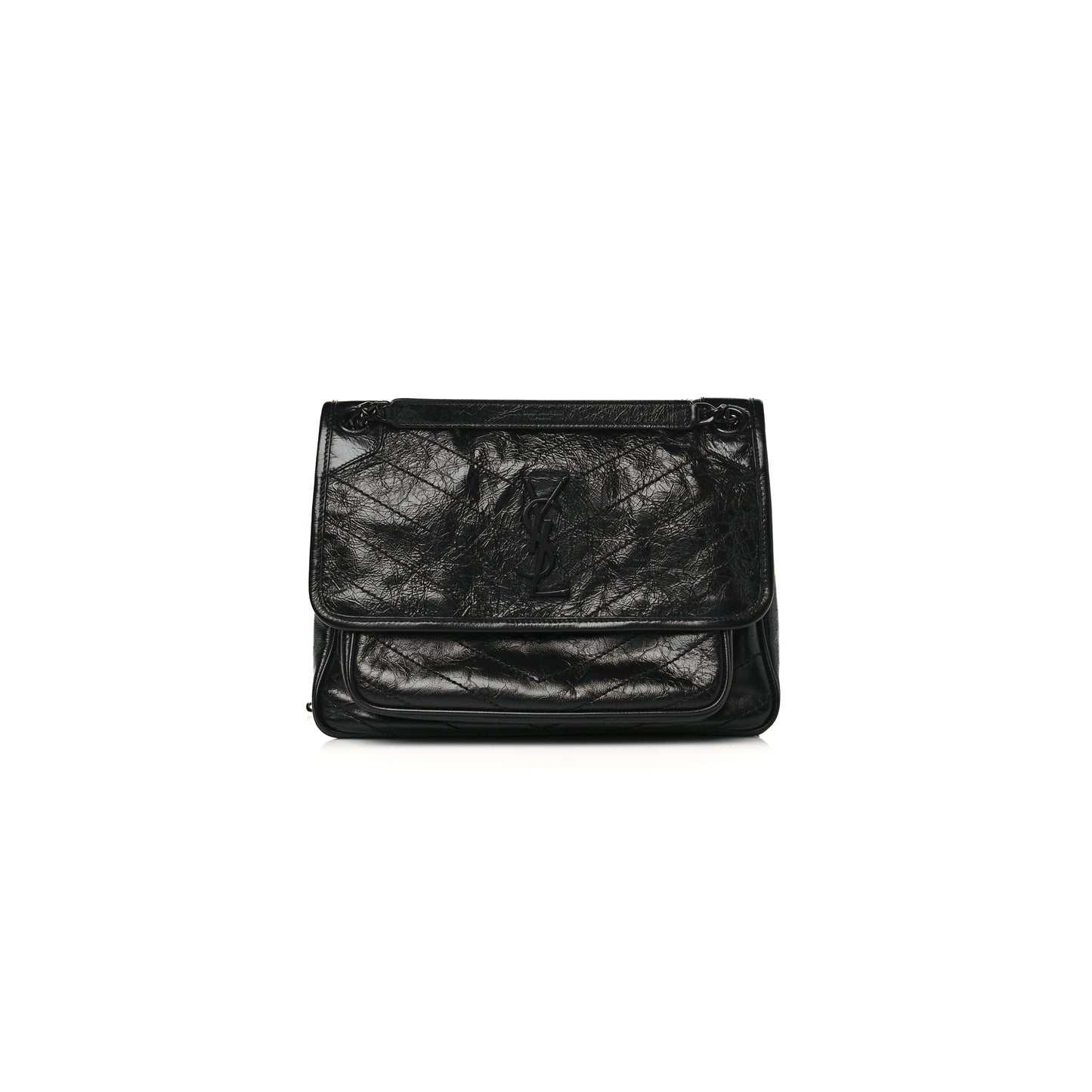 Y*L niki large in crinkled vintage leather 498830250046 (32*23*9cm)