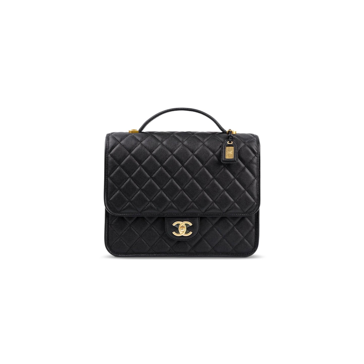 Ch**el master 22k grained calfskin backpack as3662 (31*31*9cm)